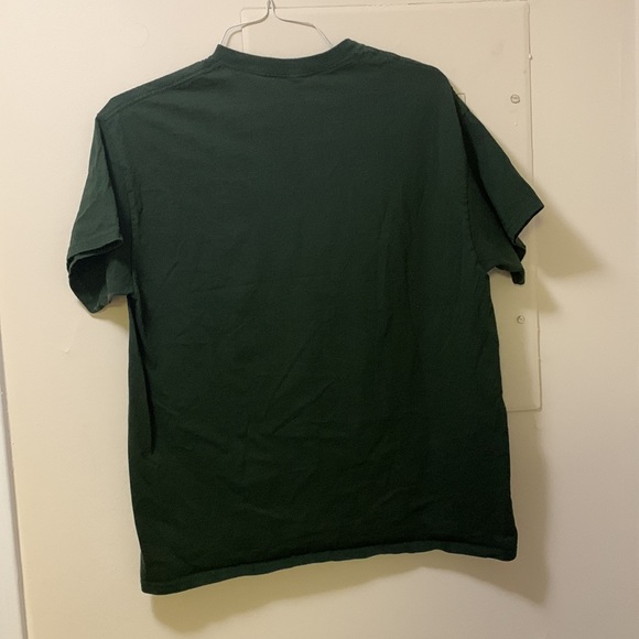 Men’s OBEY Logo Script Shirt Green Large - Picture 4 of 5